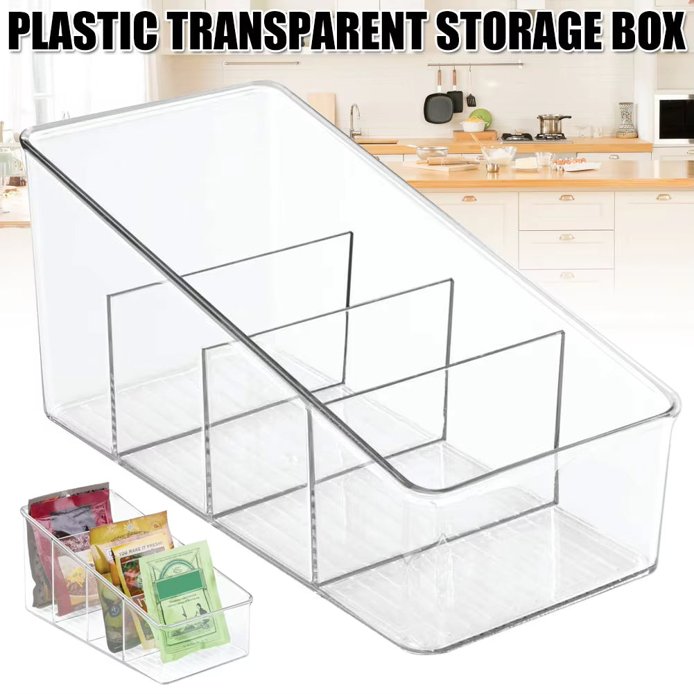 4-Layer Food Storage Container – Transparent Pantry & Kitchen Organizer
