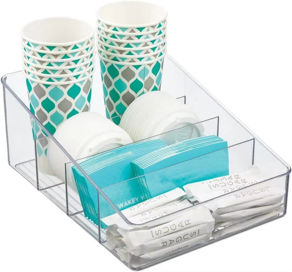 4-Layer Food Storage Container – Transparent Pantry & Kitchen Organizer