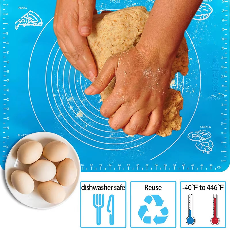 Silicone Baking Mat – Non-Stick Sheet for Bread, Pizza & Pastry