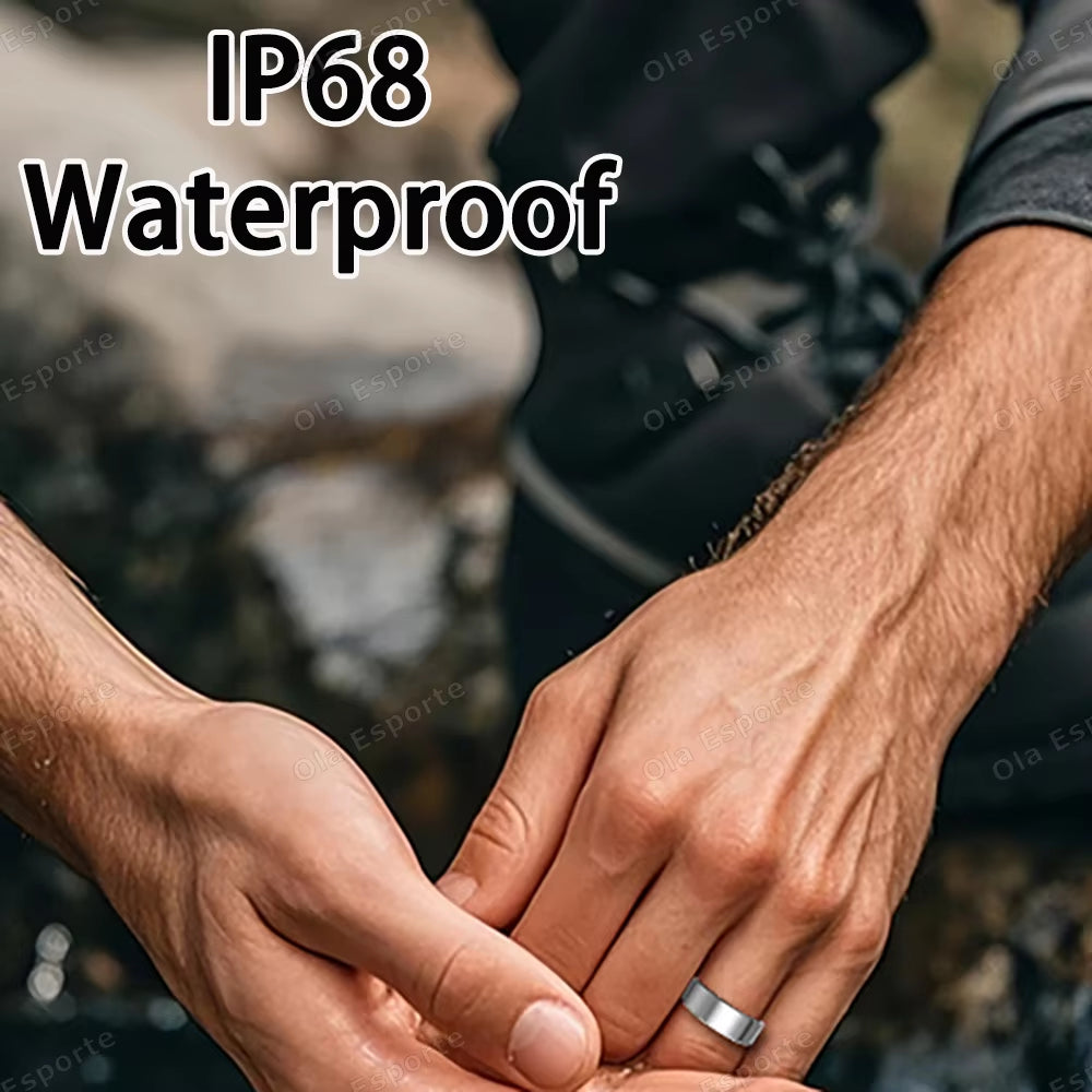 Smart Ring 2025 – Multi-Sport Mode, Heart & Sleep Tracking, IP68/5ATM