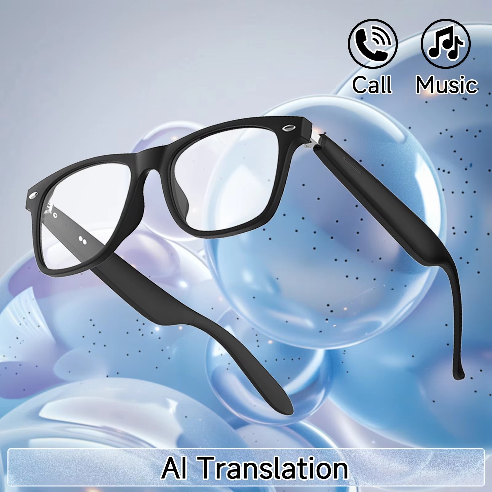 2025 Smart Glasses – AI Translation, Camera & Bluetooth Call Sunglasses