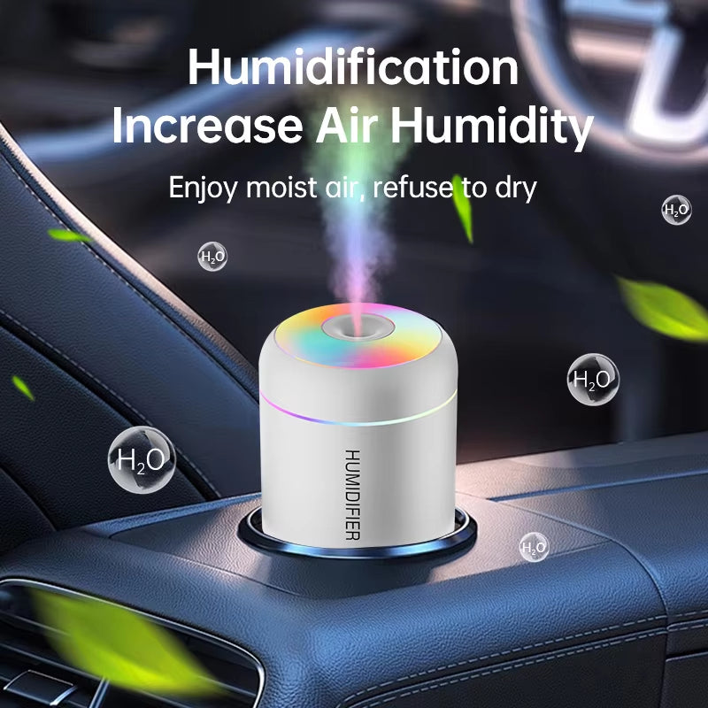 Mini USB Humidifier – Essential Oil Diffuser for Car, Home & Bedroom