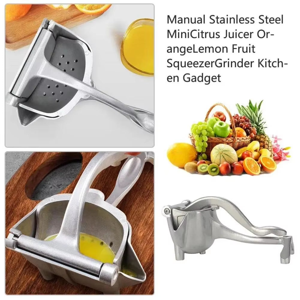 Aluminum Lemon Juicer Squeezer – Manual Press Machine for Fruits