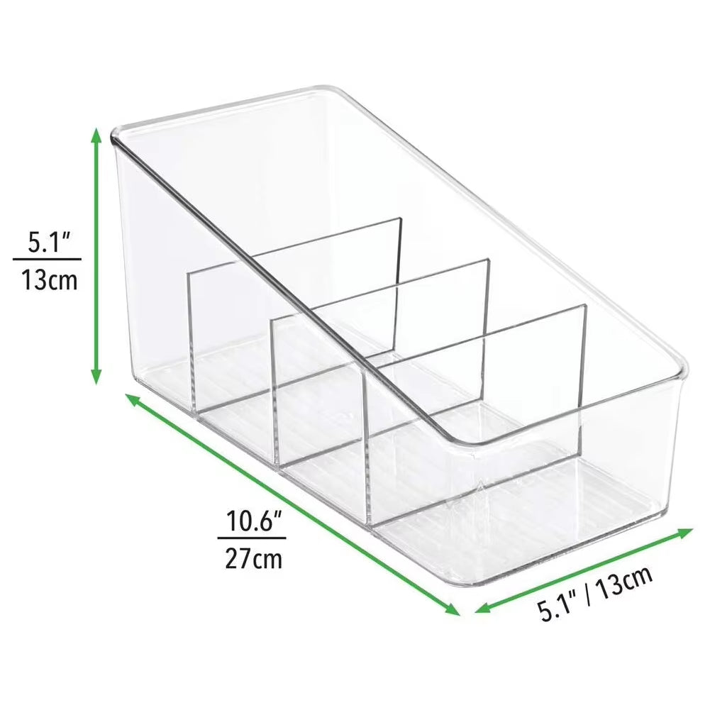 4-Layer Food Storage Container – Transparent Pantry & Kitchen Organizer