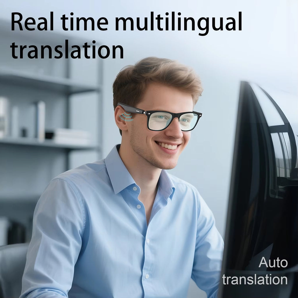 2025 Smart Glasses – AI Translation, Camera & Bluetooth Call Sunglasses