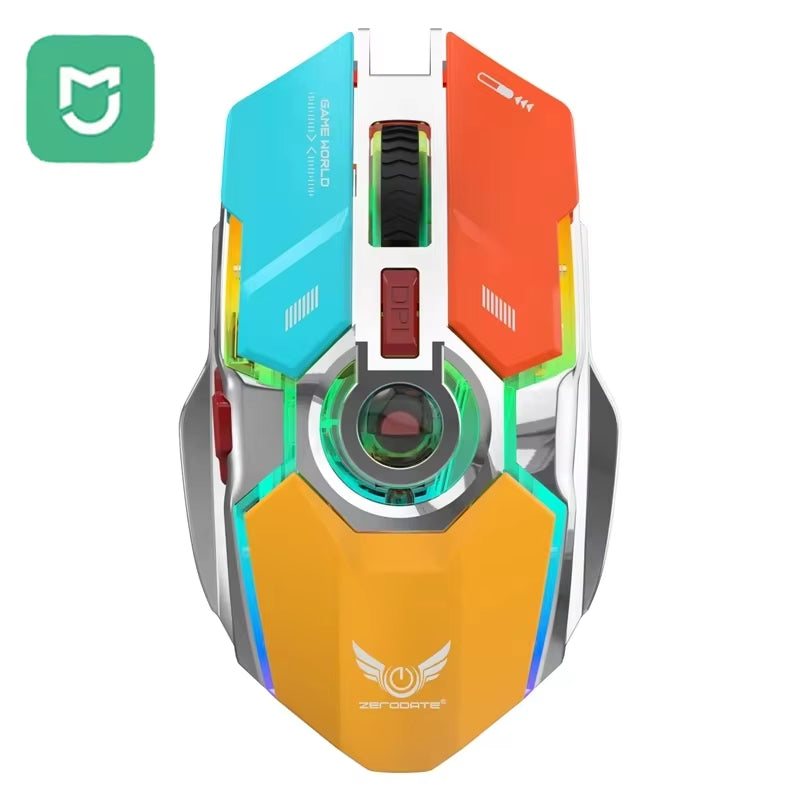 Mijia RGB Wireless Mouse – Mechanical, DPI Adjustable, Wireless Charging