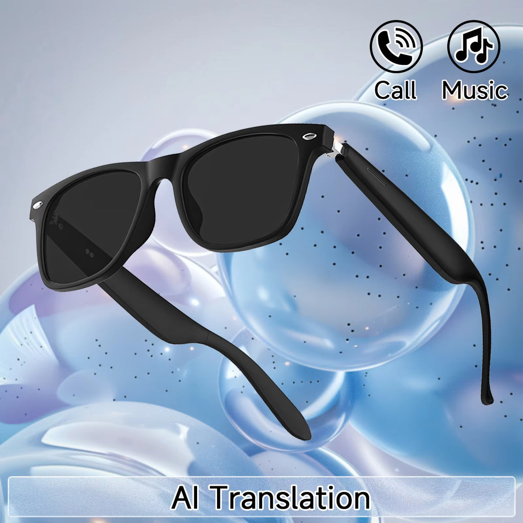 2025 Smart Glasses – AI Translation, Camera & Bluetooth Call Sunglasses
