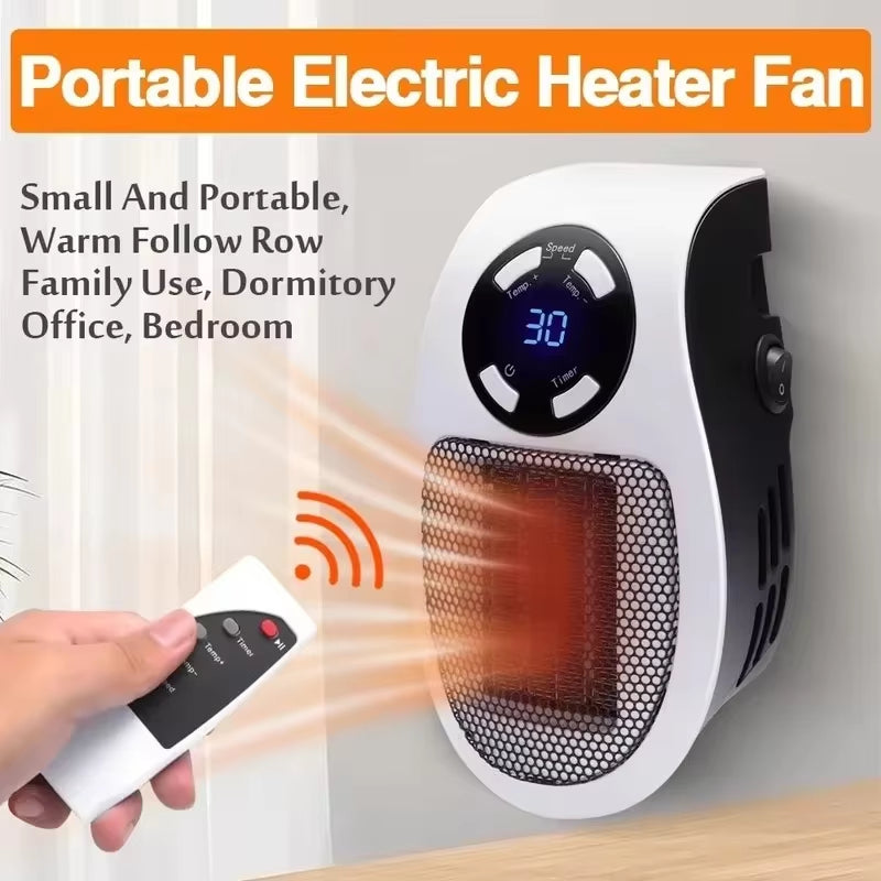 Portable Electric Heater – Room Warmer & Wall-Mounted Air Blower