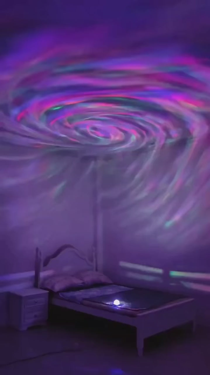 LED Galaxy Projector – Colorful Night Light for Bedroom & Kids Room