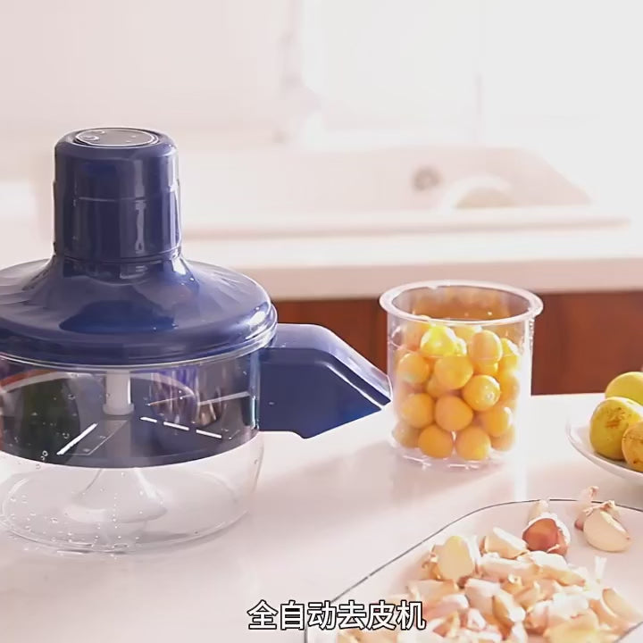 Automatic Electric Peeler – Garlic & Cherry Tomato Skin Remover | Efficient Fruit Peeling Kitchen Gadget